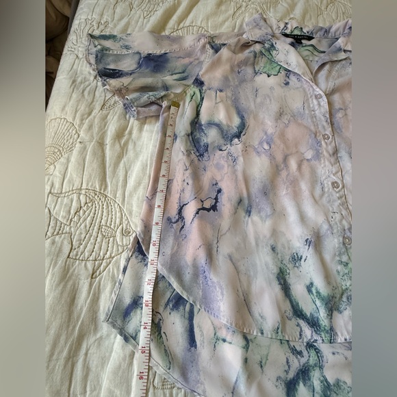 Zac & Rachel Watercolor Button-Up Blouse - Picture 9 of 15